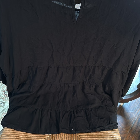 Andree Black Blouse Size Large - Picture 5 of 7